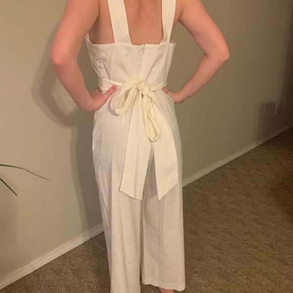 NWT Antonio Melani ivory jumpsuit romper, size 6 - Picture 6 of 10